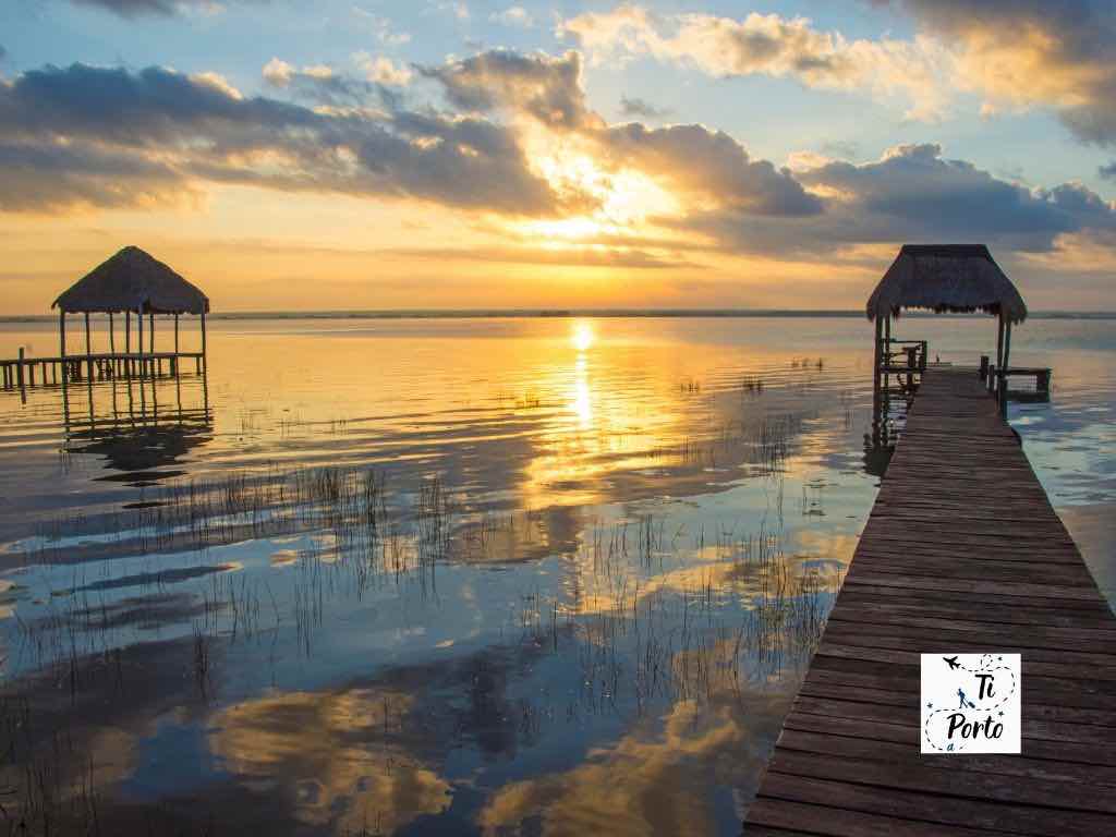 Bacalar Laguna alba